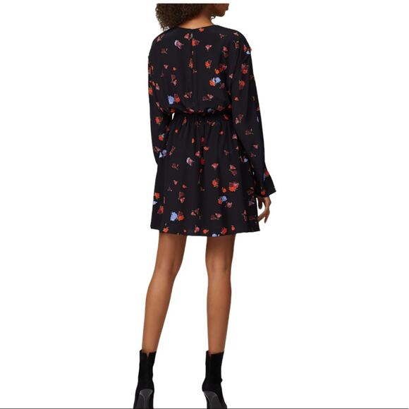 Jason Wu Floral Blouson Dress 100% Silk Sz 10 - Picture 10 of 10
